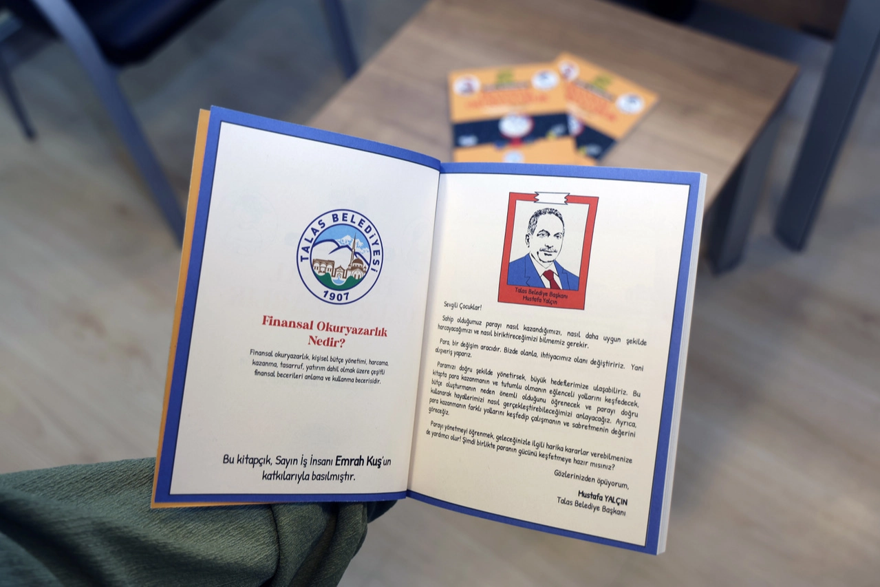 Kayseri Talas'ta çocuklara finansal okuryazarlık eğitimi