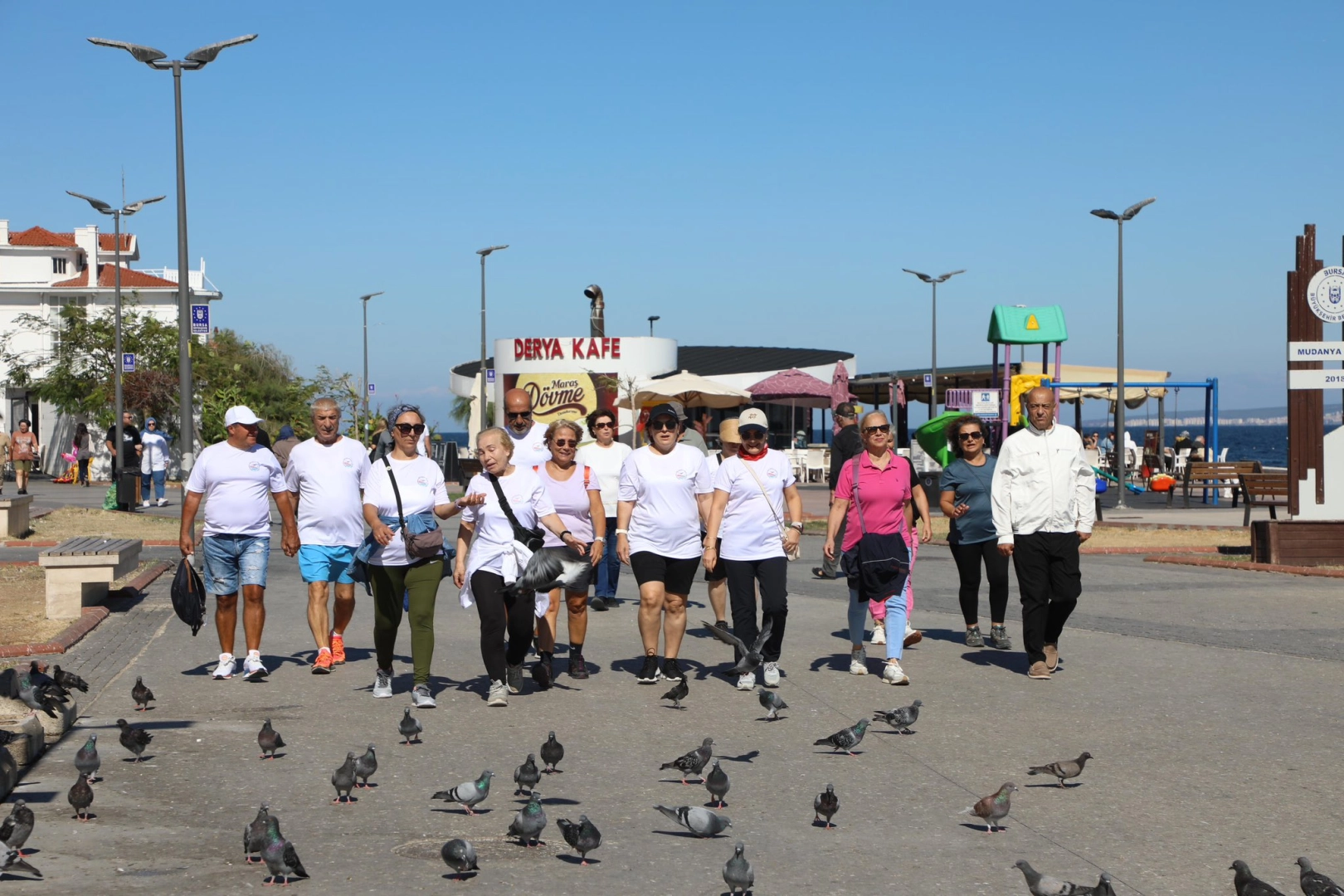 Avrupa hareketliliğine Mudanya'dan sportif farkındalık
