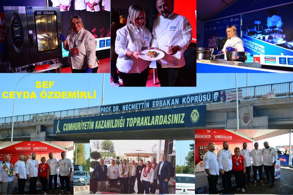 Şef Ceyda Özdemirli’den Gastro Afyon’da lezzet rüzgarı